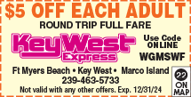 Special Coupon Offer for Key West Express, Marco Island